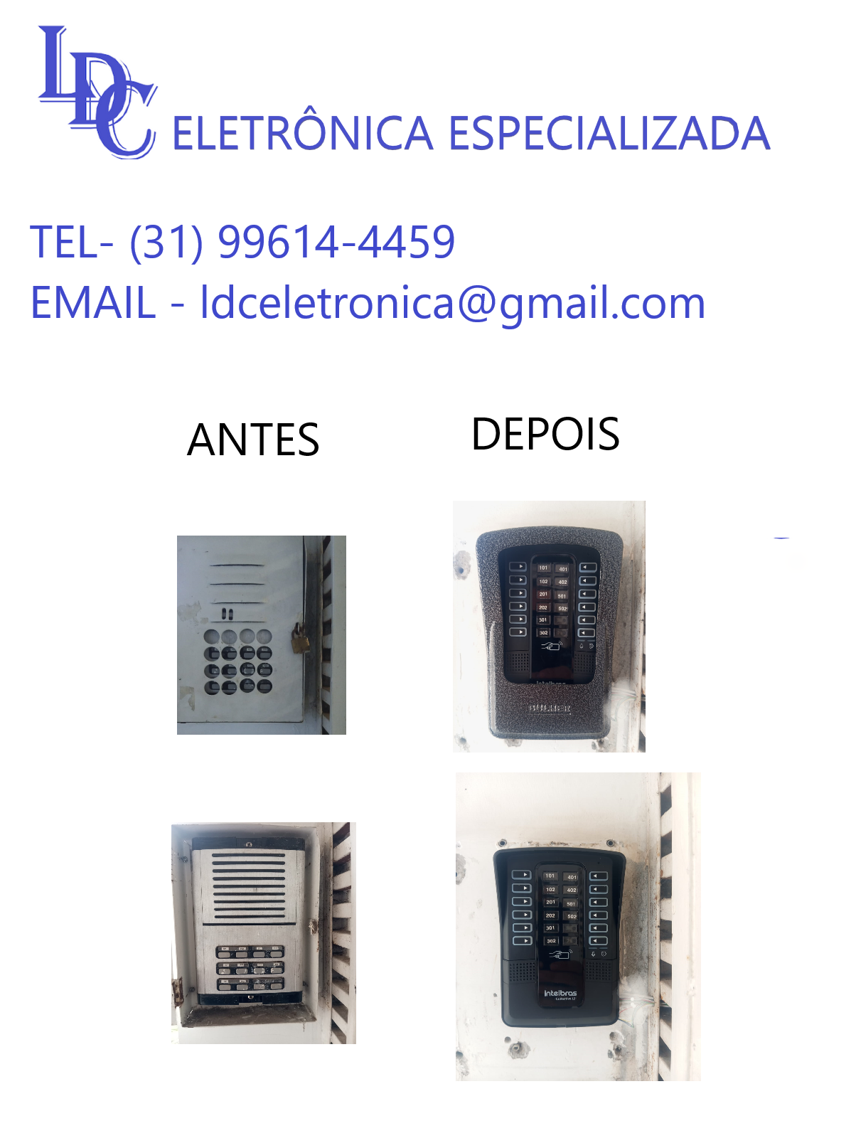 Interfone para condominios, lojas e salas - Imagem 3